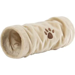 Beeztees Crispy Pluche Speeltunnel - Zwart 2 Beeztees Crispy Pluche Speeltunnel - Zwart - Afbeelding 2