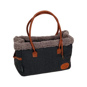 Hondendraagtas Herringbone Donkergrijs