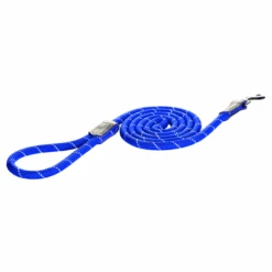 Rogz Rope Line Fixed Lead - Blauw - 180 Cm / 9 Mm