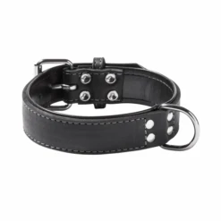 Adori Halsband Vetleer Zwart - Hondenhalsband - 60x2.5 Cm