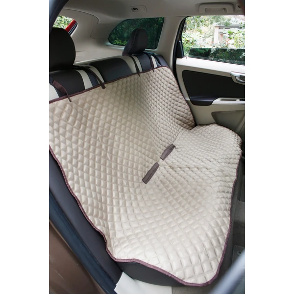 Adori Honden Autodeken - Hondenautoaccessoire - 140x100 Cm Beige Bruin 1 Adori Honden Autodeken - Hondenautoaccessoire - 140x100 Cm Beige Bruin
