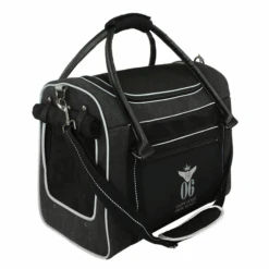 Happy-House Tas Iron Wings - Hondendraagtas - 40x20x30 Cm Zwart Grijs