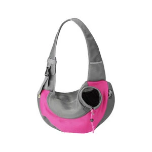 Crazy Paws Nylon Hondendraagzak - S - Roze 1 Crazy Paws Nylon Hondendraagzak - S - Roze