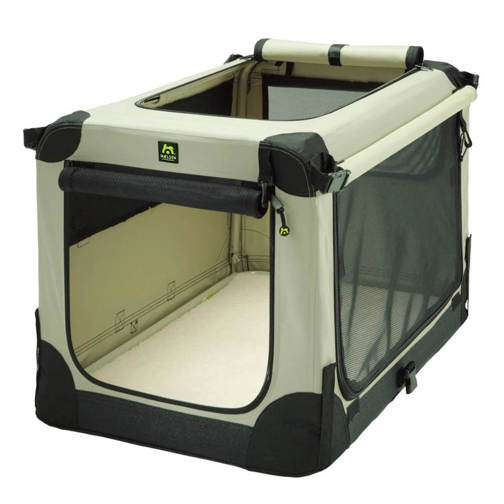 Maelson Soft Kennel Hondenbench - Tan - 72 X 51 X 51 Cm 1 Maelson Soft Kennel Hondenbench - Tan - 72 X 51 X 51 Cm