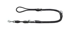 Hunter Hondenriem Freestyle Verstelbaar Zwart 200 Cmx8 Mm