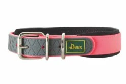 Hunter Halsband Voor Hond Convenience Comfort Neon Roze 47-55 Cmx25 Mm