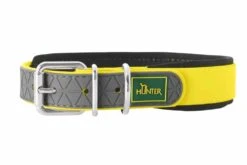 Hunter Halsband Voor Hond Convenience Comfort Neon Geel 42-50 Cmx25 Mm