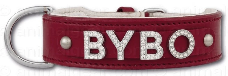 Hondenhalsband Met Naam Medium Red 2 Hondenhalsband Met Naam Medium Red - Afbeelding 2