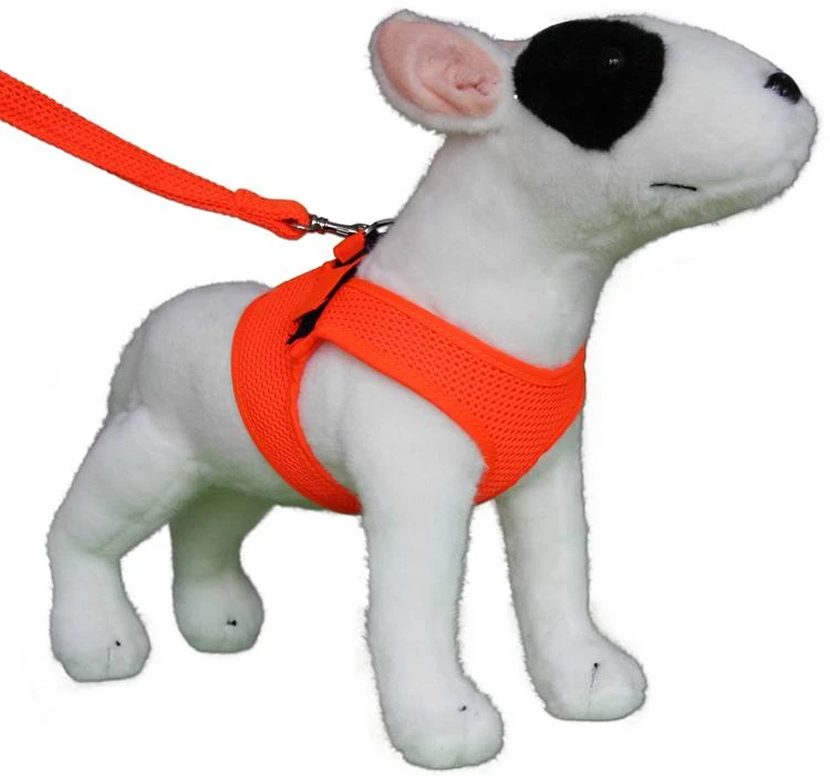 Hondentuig Comfy Harnass Mesh Fluo Orange 1 Hondentuig Comfy Harnass Mesh Fluo Orange