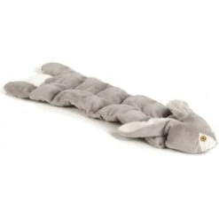 Beeztees Flatino Pluche Hondenspeeltje Piepkonijn Grijs 50 Cm