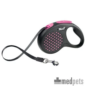 Flexi Rollijn Design - Tape Leash - L - Roze 1 Flexi Rollijn Design - Tape Leash - L - Roze