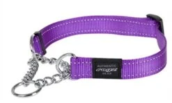 Rogz For Dogs Lumberjack Choker Verstelbaar Paars 73 X 2,5 Cm