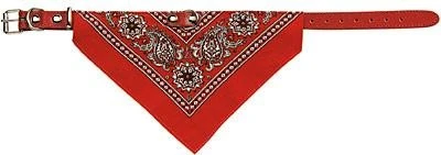 Adori Hondenhalsband Met Zakdoek Leer Rood 35 Cm 2 Adori Hondenhalsband Met Zakdoek Leer Rood 35 Cm - Afbeelding 2