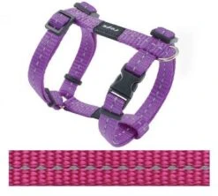 Rogz For Dogs Nitelife Hondentuig Verstelbaar Roze 36 X 1,1 Cm