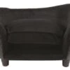 Enchanted Hondenmand Sofa Ultra Pluche Snuggle Wicker Zwart 68x41x38 Cm