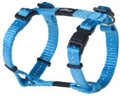 Rogz For Dogs Nitelife Hondentuig Verstelbaar Turquoise 36 X 1,1 Cm