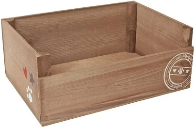 Lief! Houten Hondenmand Unisex 50x35 Cm 2 Lief! Houten Hondenmand Unisex 50x35 Cm - Afbeelding 2