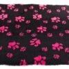 Vetbed Poot Zwart / Roze 50x75 Cm