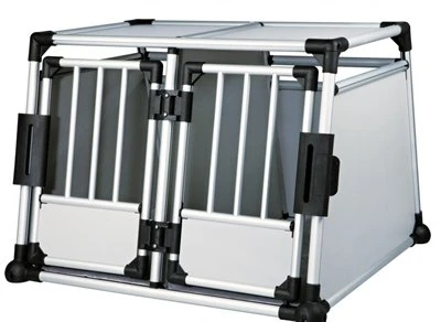 Trixie Transportbox Dubbel Aluminium 93x64x88 Cm 2 Trixie Transportbox Dubbel Aluminium 93x64x88 Cm - Afbeelding 2