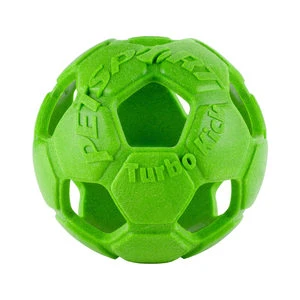 Petsport Turbo Kick Soccer Ball - Groen - 20 Cm 1 Petsport Turbo Kick Soccer Ball - Groen - 20 Cm
