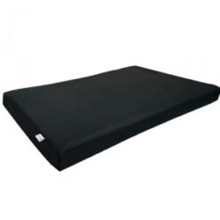 MediDog Orthopedisch Kussen - Zwart - Leer - M (100x65x10cm)