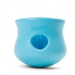 Zogoflex Toppl Treat Toy - Large - Aqua -Hondenbenodigdheden Winkel product zogoflex toppl treat toy large aqua none 3 1487588867 40224