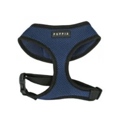 Puppia Soft Harness - M - Blauw -Hondenbenodigdheden Winkel puppia soft harness m blauw 65009 0300 none