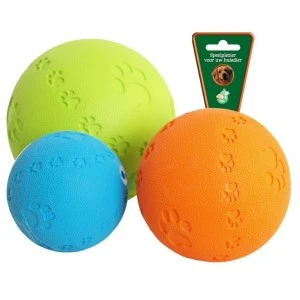Rubber Bal Met Pootjes En Piep Large 1 Rubber Bal Met Pootjes En Piep Large